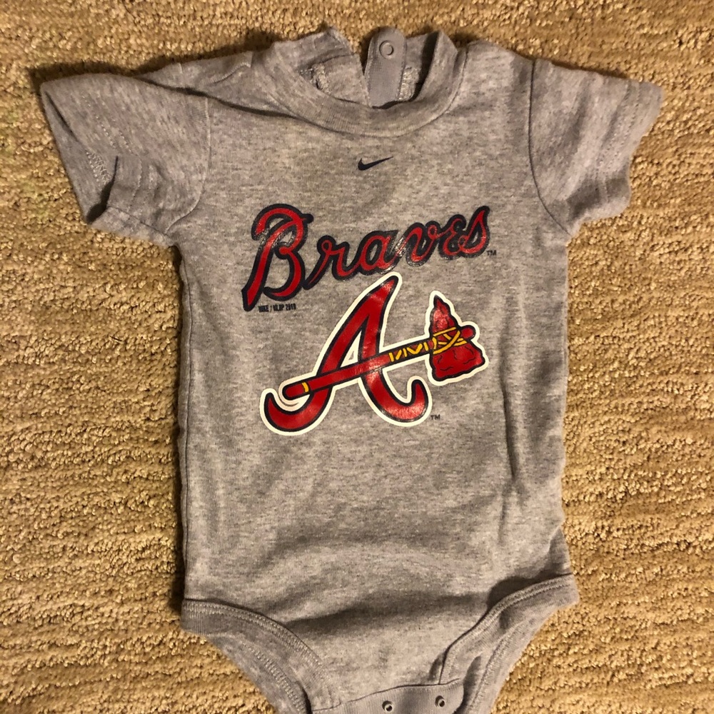 Atlanta Braves Nike onesie